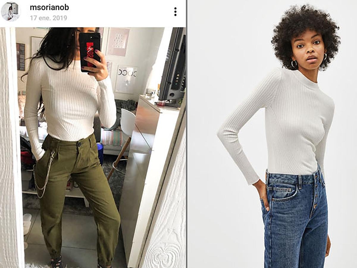 Marta Soriano no se pudo resistir a este jersey de canalé de Bershka y ahora es una de las prendas más buscadas ¿Su precio? ¡12 euros!