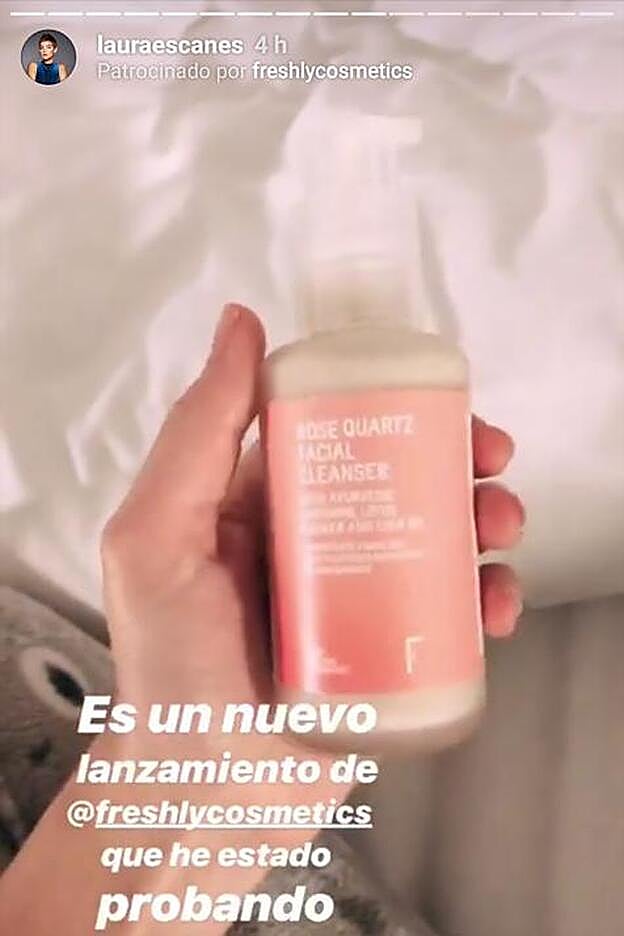 Rose Quartz Facial Cleanser, 18 euros.