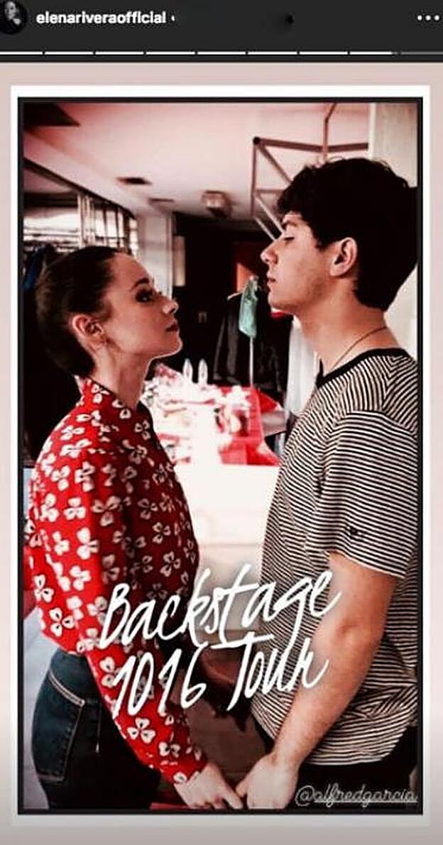 Alfred García y Elena Rivera, muy amigos compartiendo fotos en sus redes sociales.