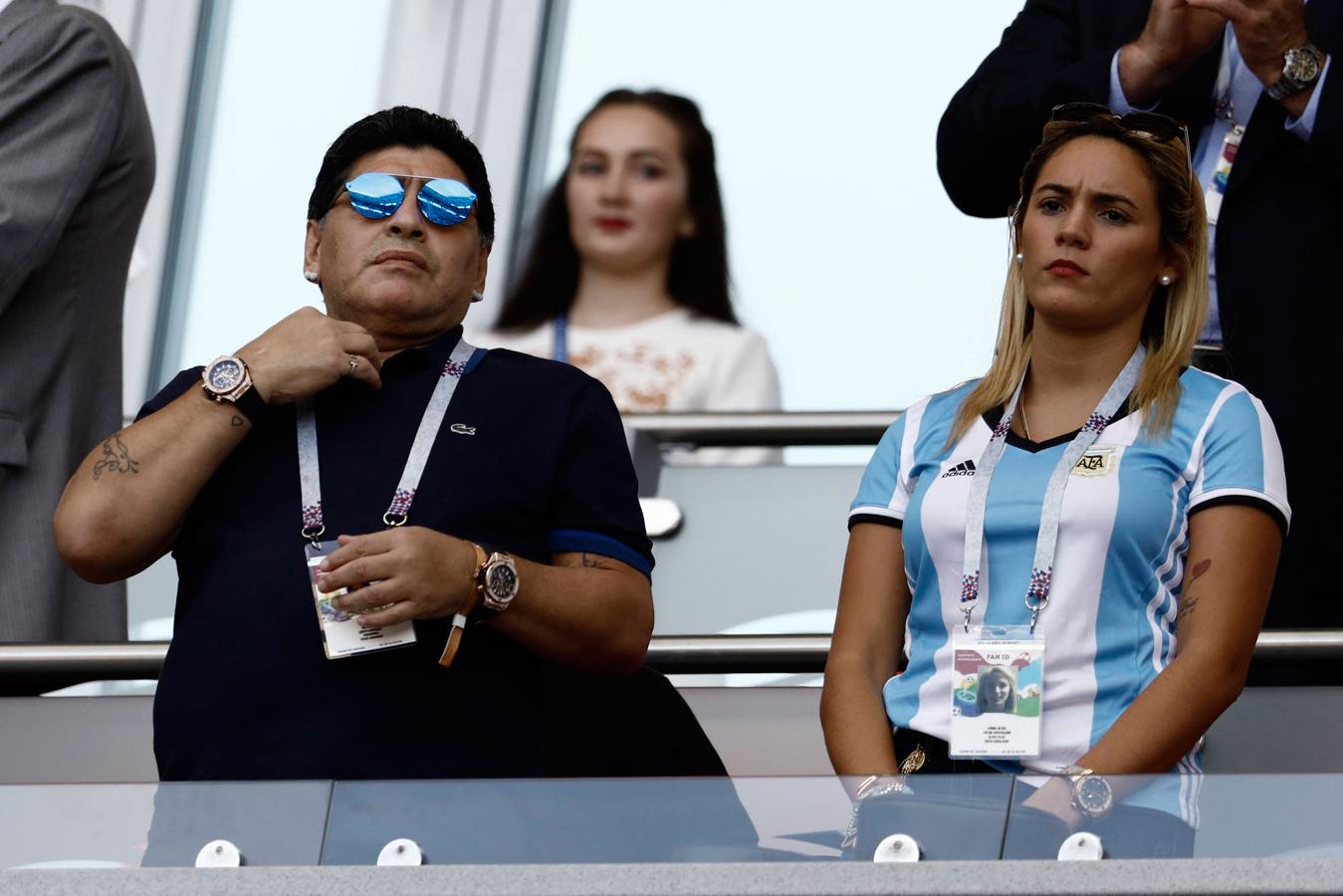 A pesar de que se había hablado de boda, Diego Maradona y Rocío Oliva acabaron su relación (de muy malas maneras) en enero de 2019.