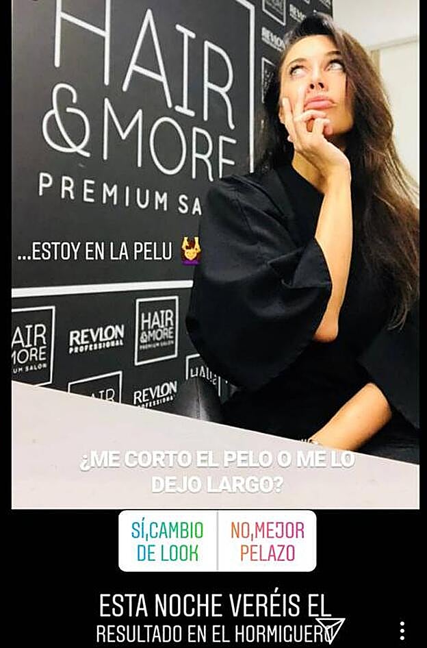Pilar Rubio anunciaba su cambio de 'look' horas antes en su Instagram.