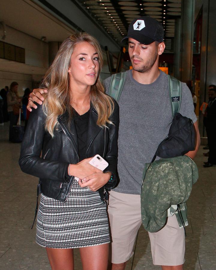 Desde el pasado verano, Álvaro Morata es papá. Su mujer, Alice Campello, dio a luz a sus mellizos en el mes de julio.