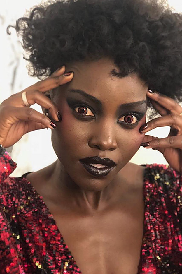 Un gesto bromista de Lupita Nyong'o en su perfl de Instagram.