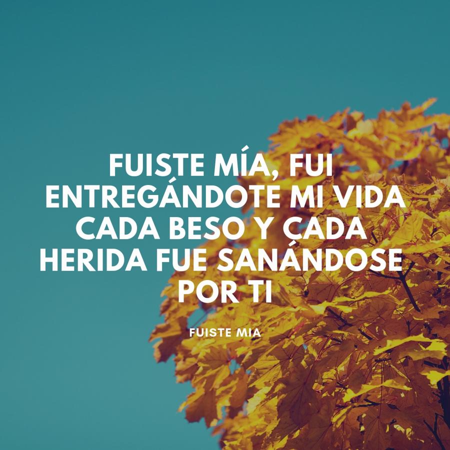 'Fuiste mia', de David Bisbal.