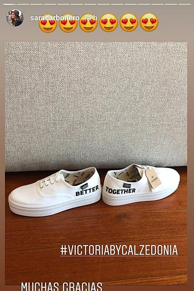 Sara Carbonero ha compartido este nuevo modelo de Victoria en color blanco con sus seguidores de Instagram.