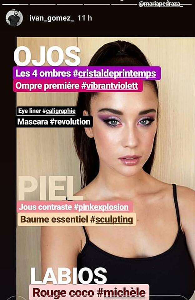 Ivan Gómez ha compartido las claves de este maquillaje de impacto.