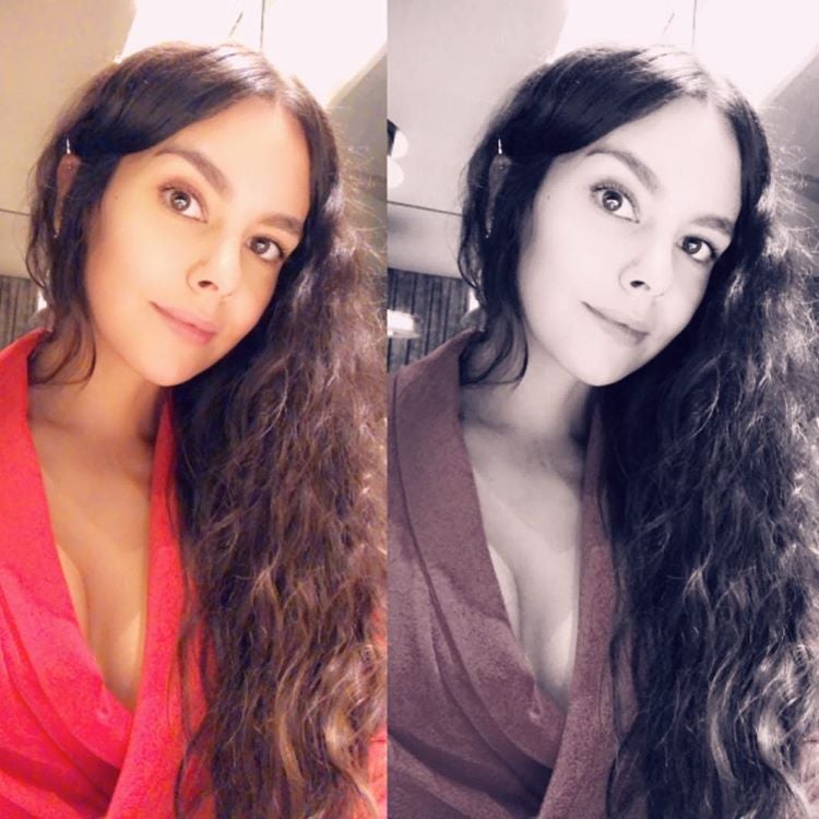 Este es el último selfie de Cristina Pedroche al natural aunque ella misma confesó que a falta de maquillaje un filtro de Instagram nunca viene mal. Lo mejor es que siempre que posa sin make up, también lo hace con su pelo rizado, sin retoques.