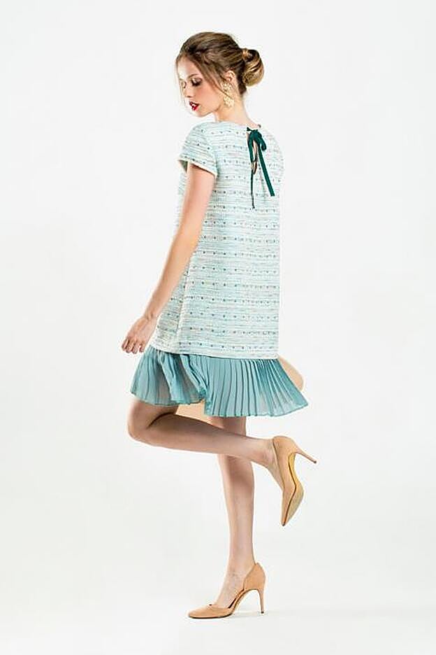 Vestido Lisa de Gloria Velázquez (325 euros).