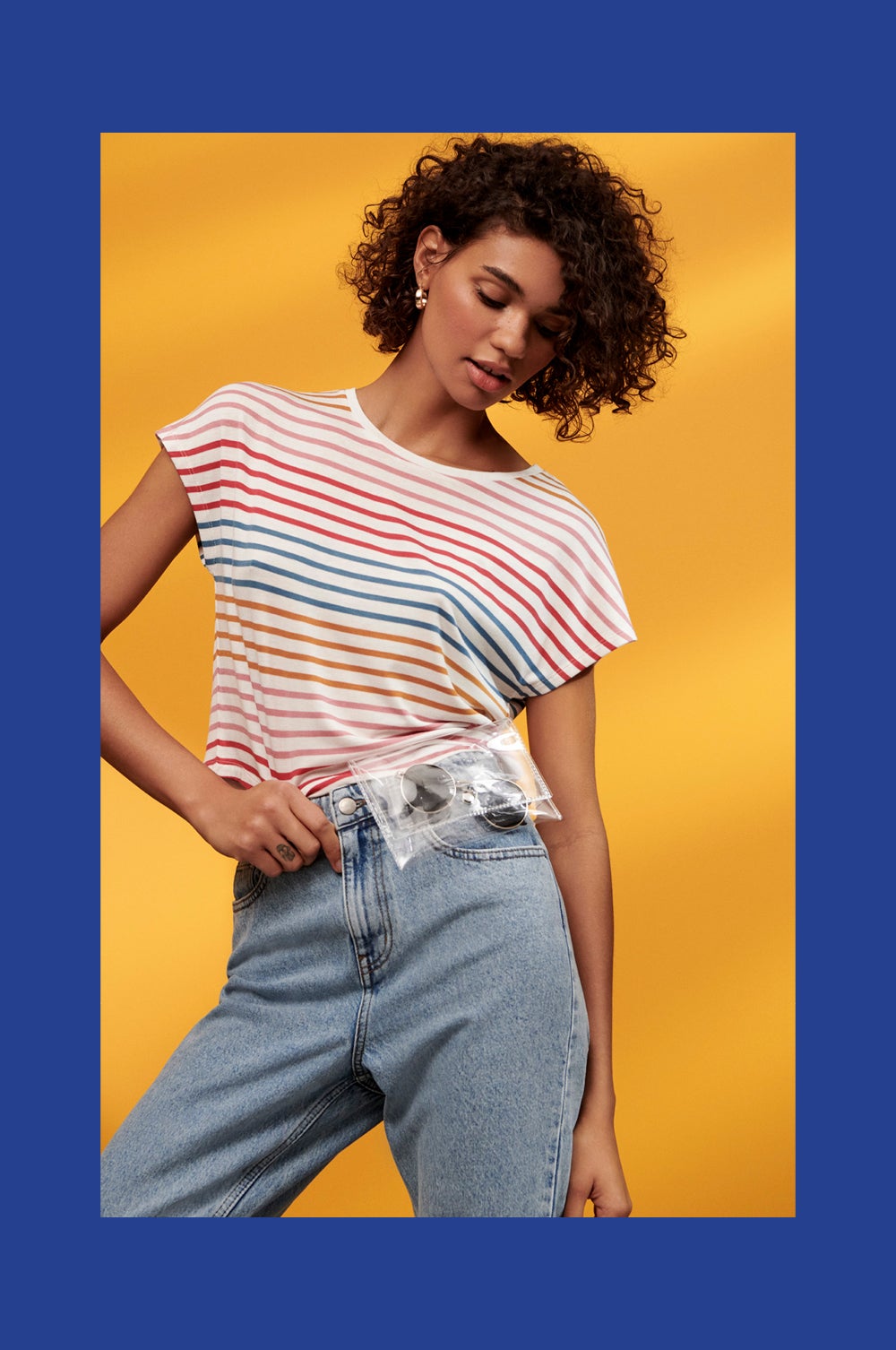 Camiseta a rayas: 5 euros en Primark.