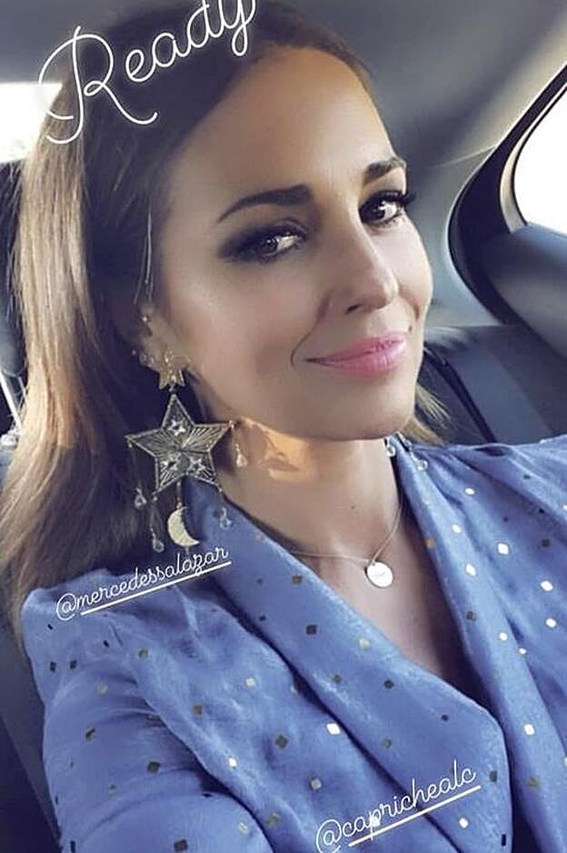 Paula Echevarría con el vestido más impresionante de su armario.