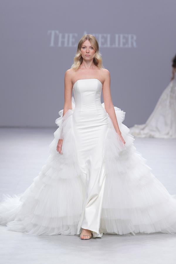 El vestido de novia más bonito del desfile de The Atelier en la Barcelona Bridal Week.