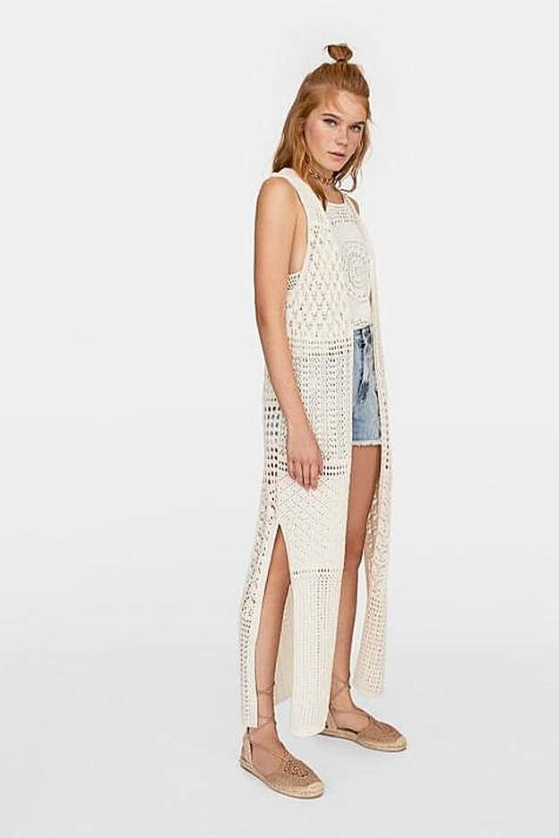 Chaleco crochet, 25,99 euros.