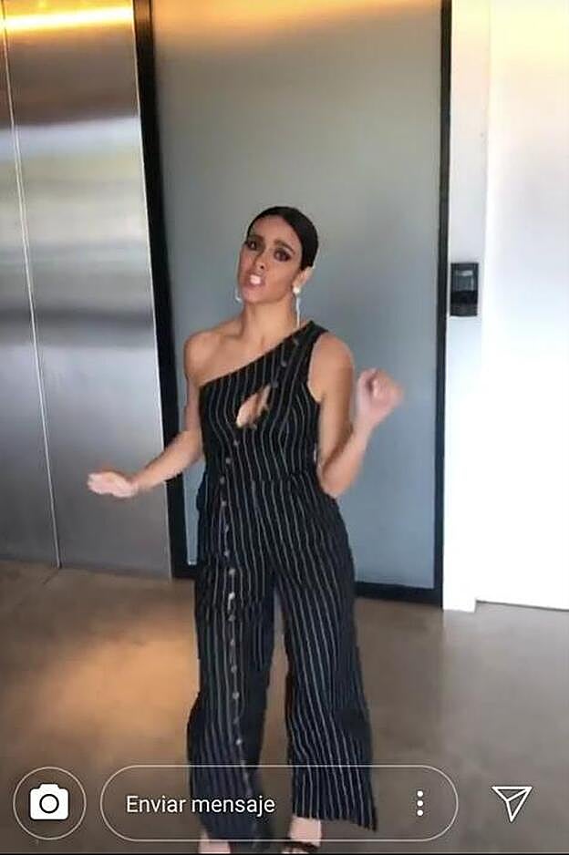 Cristina Pedroche lució este mono de Capriche en sus últimos stories.