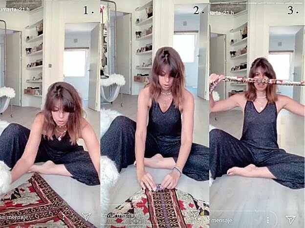 Primero dobla en triángulo, enrollalo hasta conseguir un especie de churro y ¡listo!