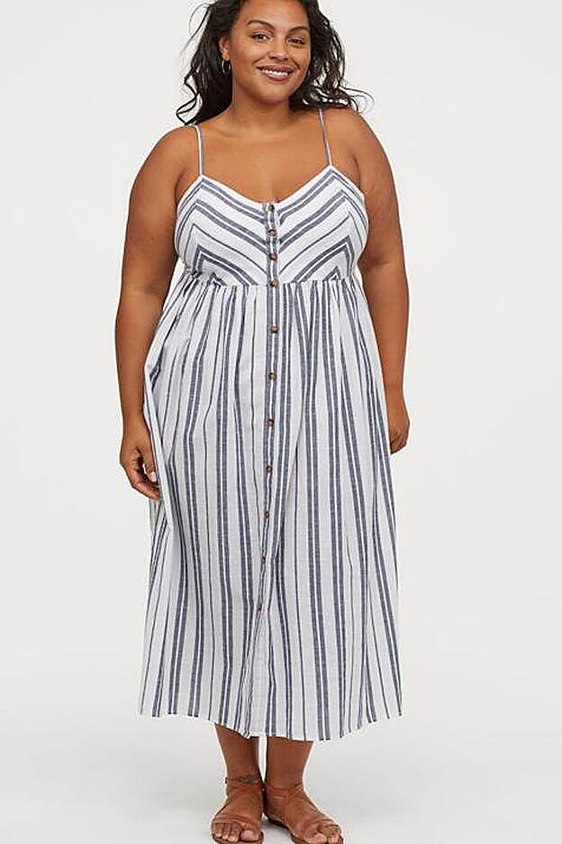 El vestido de H&M es un clon del de Zara, pero talla hasta la 54.