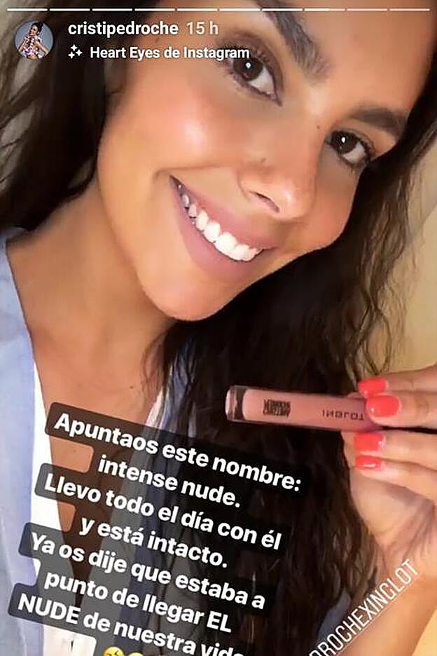 Cristina Pedroche ya ha elegido su labial mate favorito (el Intense Nude).