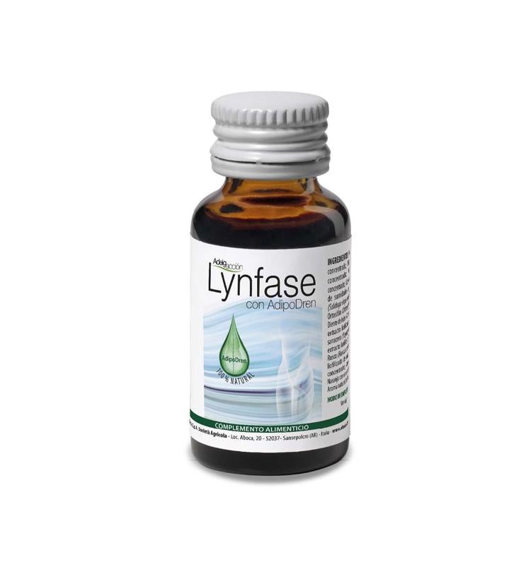 La fórmula de Lynfase se distingue por la elevada concentración de las sustancias características presentes en AdipoDren: complejo molecular a base de extractos liofilizados de trigo sarraceno y rusco para el bienestar vascular (linfático y venoso) y de diente de león, vara de oro y ortosifón para el drenaje de los líquidos corporales. Se aconseja tomar un frasco al día, preferiblemente por la mañana, diluido en un abundante vaso de agua. (25,50 €).
