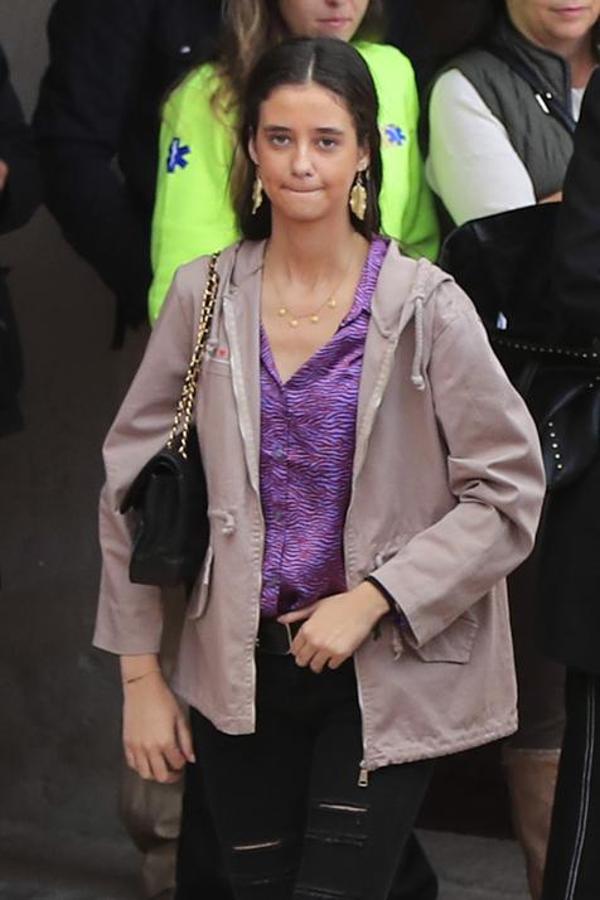 Victoria Federica, con  una blusa estampada de Noon  que comparte con 'influencers' de la talla de María Pombo.