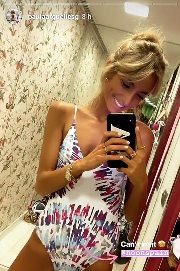Paula Argüelles lo ha lucido en uno de sus recientes Instagram stories.