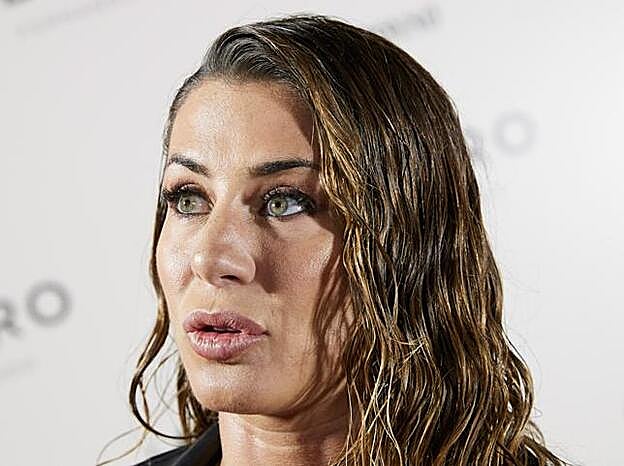 Elena Tablada en el acto en el que realizó las declaraciones sobre la paz con David Bisbal.