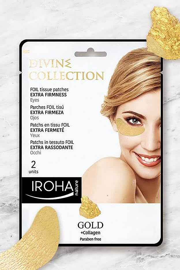 Parches Foil de oro para el contorno de ojos y extra reafirmantes, 2,95 euros.