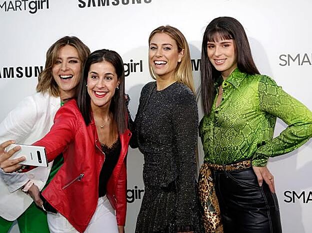 Sandra Barneda, Carolina Marín y Blanca Suárez y Nathy Peluso.