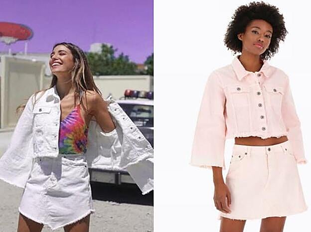 El conjunto de Teresa Bass también está disponible en rosa