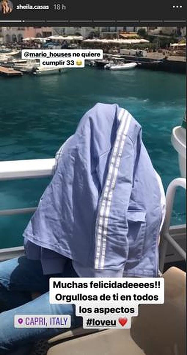 Sheila Casas, captura uno de los momentos más graciosos del actor en el día de su cumpleños.