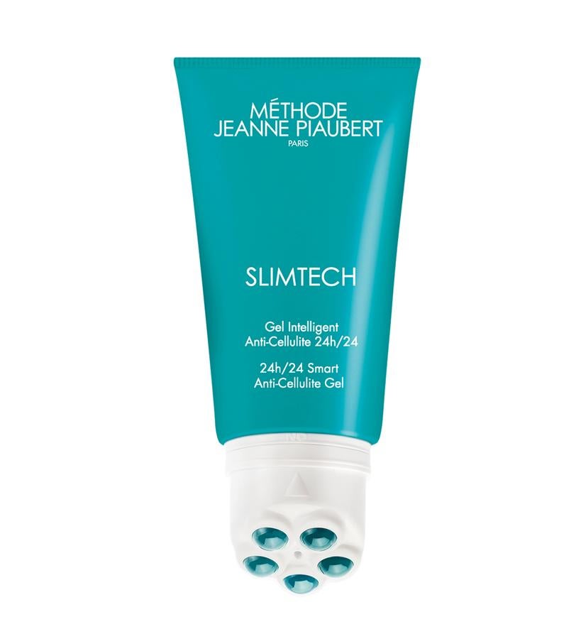 Trabaja como un entrenador personal cosmético, ya que potencia la eliminación de adipocitos y combate su almacenamiento, adaptándose a los ritmos naturales y los estilos de vida para eliminar la celulitis rebelde durante las 24 horas del día.  Slimtech de Méthode Jeanne Piaubert  (49 €).