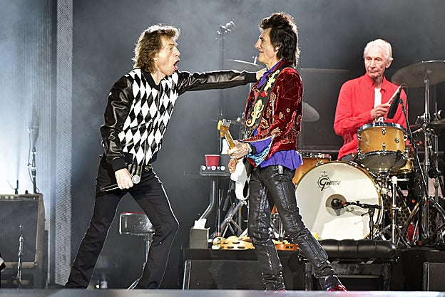 Mick Jagger no bajó el ritmo ni un minuto.