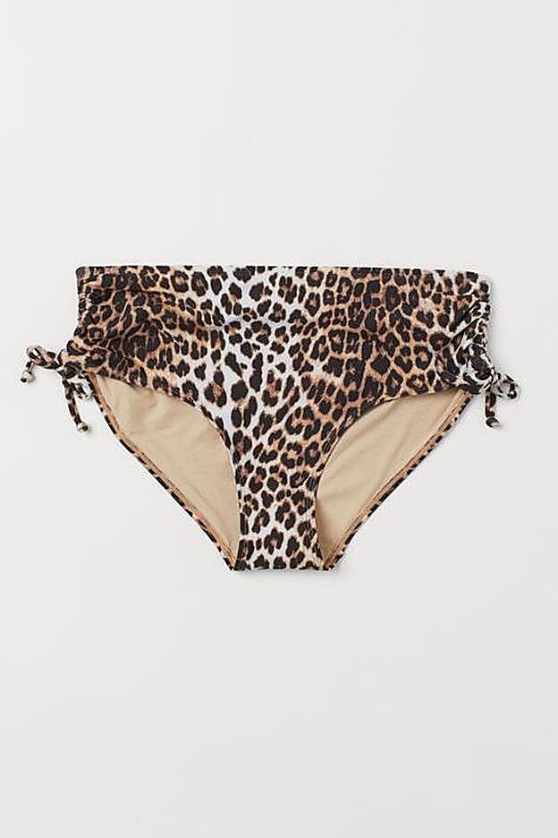 La braga del bikini de H&M es alta pero se puede ajustar en los laterales.