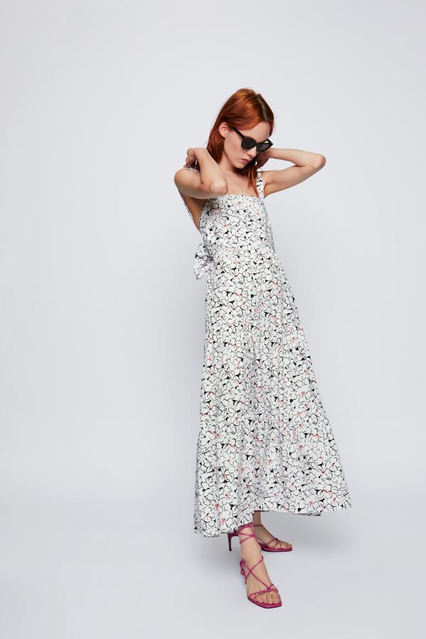 Este vestido de las rebajas de Zara (39.95 a 29.99 euros) casa perfectamente con el estilo de Meghan Markle. Y le sentaría de lujo... aunque sea 'low cost'.