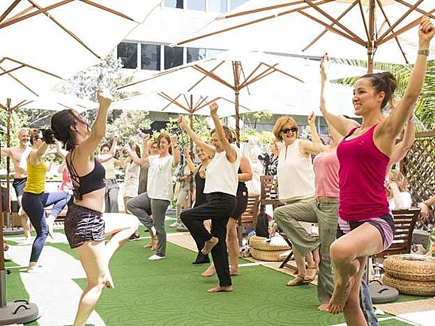 Clase de 'Bowspring yoga' con Rocío Megía.