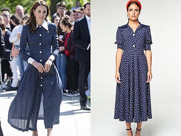 Kate Middleton llevó un vestido parecido al que hay disponible en Anelle Studio.