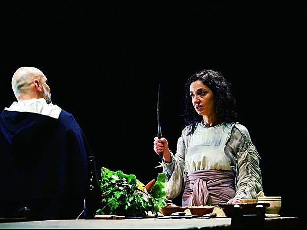 La lengua en pedazos, la obra de Juan Mayorga sobre la santa.