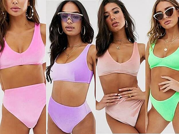 El bikini de aitana está disponible en Asos en diferentes versiones y colores.