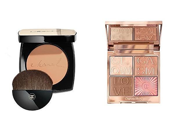 6. Les Beiges Poudre Belle Mine Naturelle Creación Exclusiva de Chanel (50 euros). 7. Glowgasm Face Palette en tono Lovegasm de Charlotte Tilbury (75 euros). Exclusiva en Sephora.