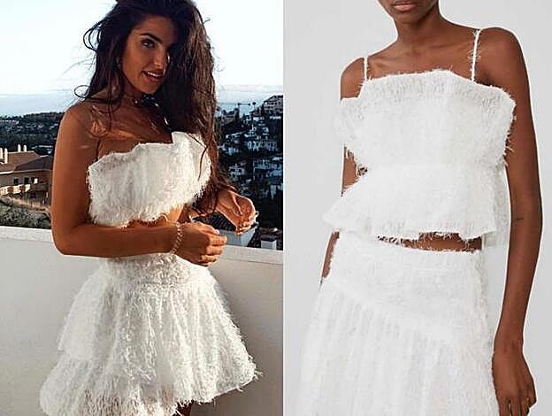 Marta Soriano se ha hecho con uno de los conjuntos más bonitos de la nueva colección de Zara.