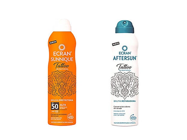 Su fórmula con 5% de panthenol protege y conserva los colores de los tatuajes.