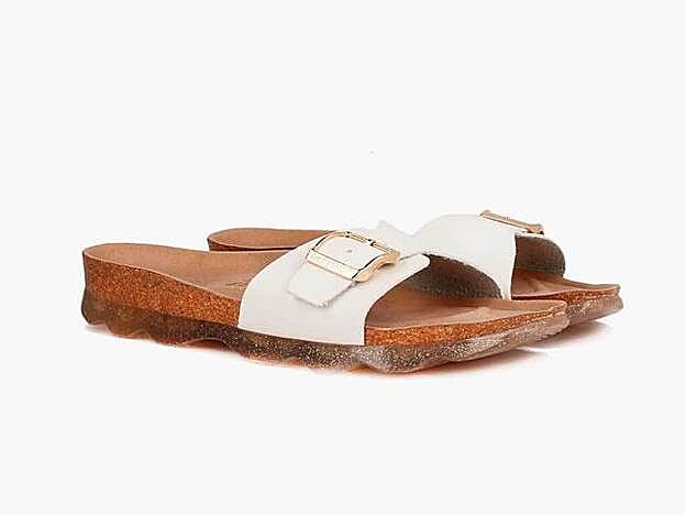 Sandalias Toronto Vachetta White de Genuins. (31,50 euros).