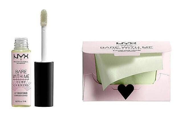 1. Bálsamo labial (6,90 euros). 2. Hojas matificantes (6,90 euros). De NYX.