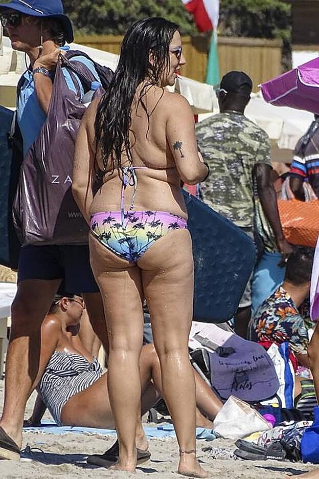 Imagen de Irene Junquera disfrutando de sus vacaciones hace unas semanas en Ibiza.