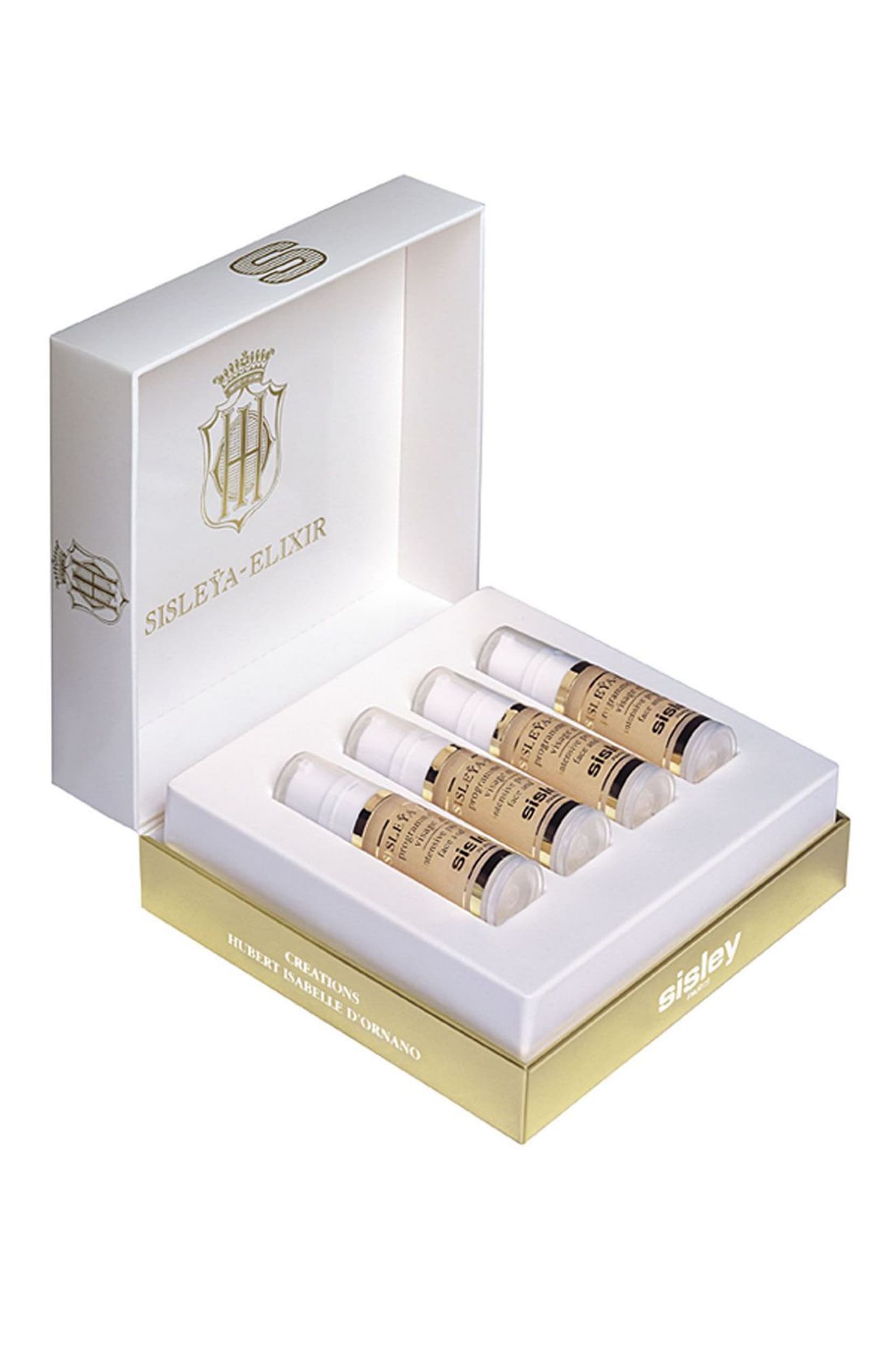 Programa de cuidado intensivo de 4 semanas, renovador y reestructurante. Su textura emulsión-gel fluida y fresca proporciona un acabado ‘piel de melocotón’. En su fórmula hay extractos naturales de plantas, como la Malta, la hoja de Sauce Blanco, la Padina Pavónica el Solanum, el Ginkgo Biloba y la vitamina E que actúan como súper antirradicales libre. (426 €).