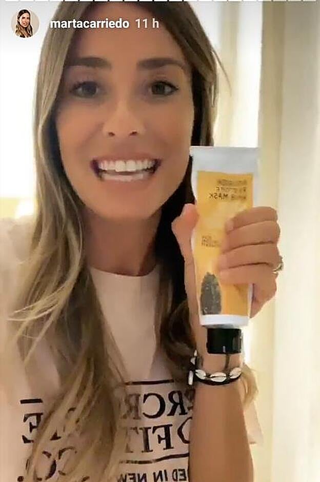 Marta Carriedo ha desvelado su truco para dar volumen al pelo fino.