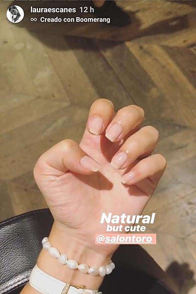 Laura Escanes ha apostado por la manicura más natiral de Instagram.