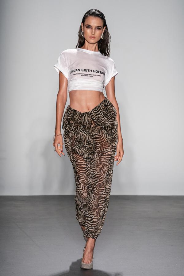 Desfile de Laquan Smith en la Semana de la Moda de Nueva York.