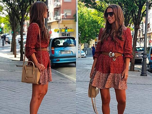 Este es el último vestido que le hemos vista a Paula Echevarría. Una prenda que se sale de nuestro presupuesto pero que le vamos a copiar, muy parecida, en Mango.