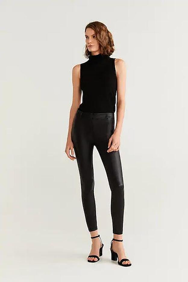 Leggings biker con efecto piel, 19,99 EUR.