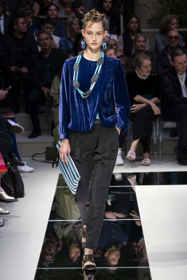 Desfile de primavera/verano 2020 de Giorgio Armani.