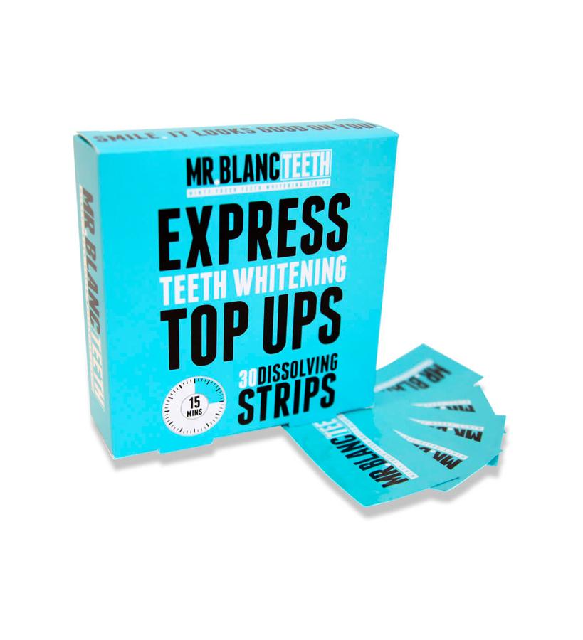 Las tiras de blanqueamiento libres de peróxido, son finas y transparentes, además se colocan cómodamente en los dientes y se disuelven después de quince minutos. Cada tira flexible se adapta perfectamente al contorno de los dientes, proporcionando una gran cantidad de ingredientes beneficiosos para el esmalte que eliminan las manchas difíciles y revelan una sonrisa blanca y pura. Todo sin dar sensibilidad a los dientes o encías. Las manchas profundas del café y el vino tinto se reducen, y si se usan correctamente, los dientes parecerán visiblemente más blancos después de tan solo dos semanas días. (23,45 €).